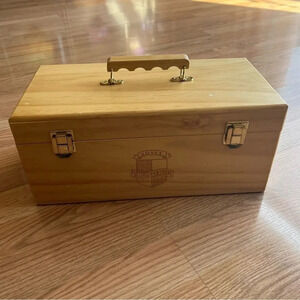 Xonex Creative Tool Chest Kids Arts Supplies Wooden Box